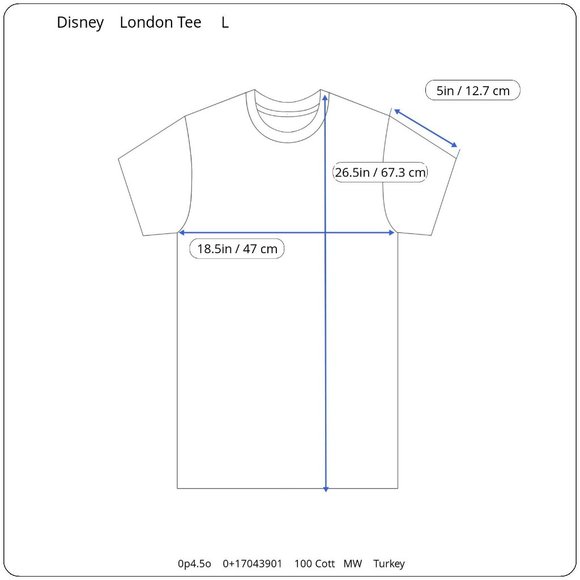 Rare Walt Disney Mickey Minnie Kissing London Great Britain Flag Tee T-Shirt L - Picture 9 of 9